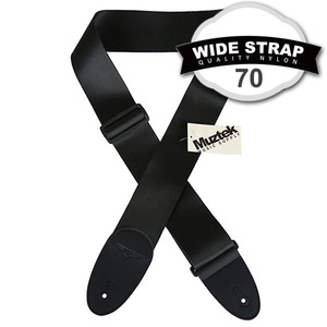뮤즈텍 기타스트랩 70mm Nylon Strap / Black (MWS-70NBK)뮤직메카