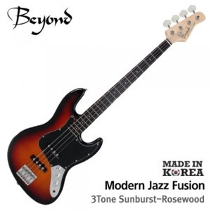 Beyond 비욘드 베이스기타 Modern Jazz Bass FUSION 3-Tone Sunburst (R)뮤직메카