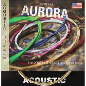 Aurora 오로라 통기타스트링 라이트게이지 012-054 색깔기타줄 색상줄뮤직메카