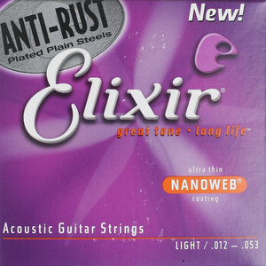 Elixir Antirust Nanoweb Light 어쿠스틱용(012-053)뮤직메카