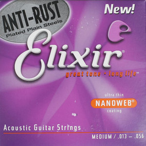 Elixir Antirust Nanoweb Medium 어쿠스틱용(013-056)뮤직메카